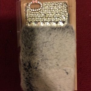 Bling fur 6plus phone case